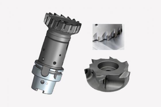 PCD面銑刀(焊接式）